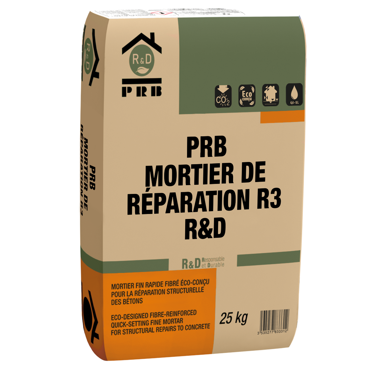 PRB MORTIER DE RÉPARATION R3 R&D