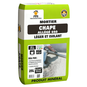 MORTIER CHAPE ALLÉGÉ 650